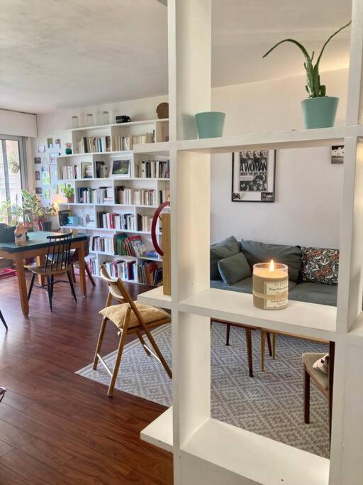 Paris : Appartement Familial Avec Parking Prive Clichy Buitenkant foto